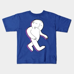 Sleepy Old Man Kids T-Shirt